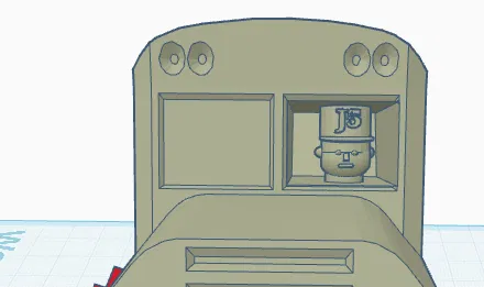 Mô hình 3D Bad bus driver J5 - Tài xế xe buýt nhí đầy ấn tượng - Image 2