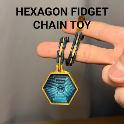 Đồ Chơi Fidget Dây Xích Lục Giác