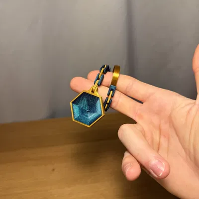 Đồ Chơi Fidget Dây Xích Lục Giác