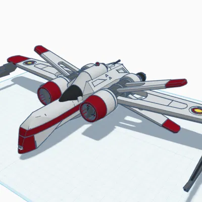 Mô hình phi thuyền ARC-170 Star Wars in 3D đầy ấn tượng