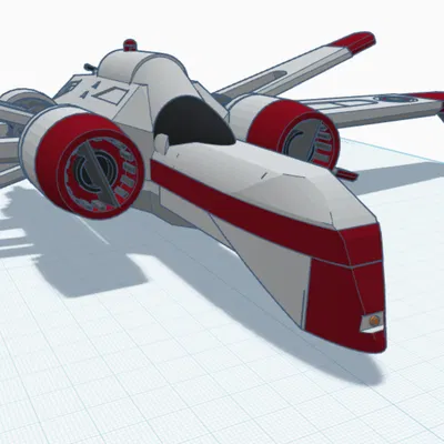 Mô hình phi thuyền ARC-170 Star Wars in 3D đầy ấn tượng