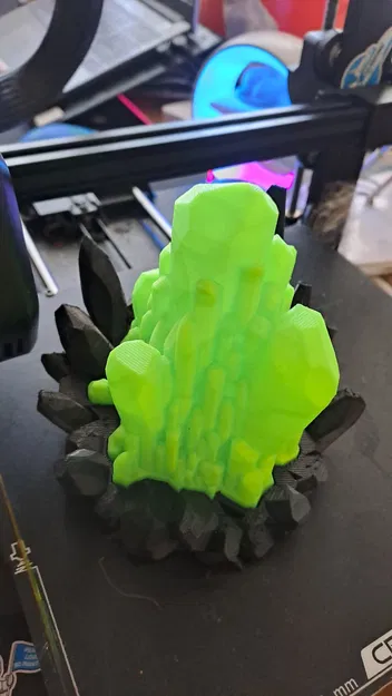 Mô hình đèn pha lê (Crystal lamp) in 3D đẹp mắt không cần dùng điện - Image 1