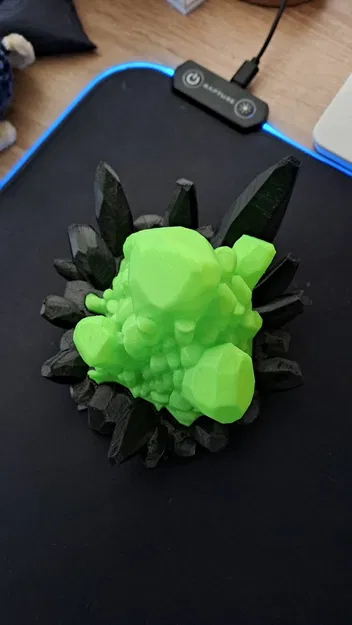 Mô hình đèn pha lê (Crystal lamp) in 3D đẹp mắt không cần dùng điện - Image 2