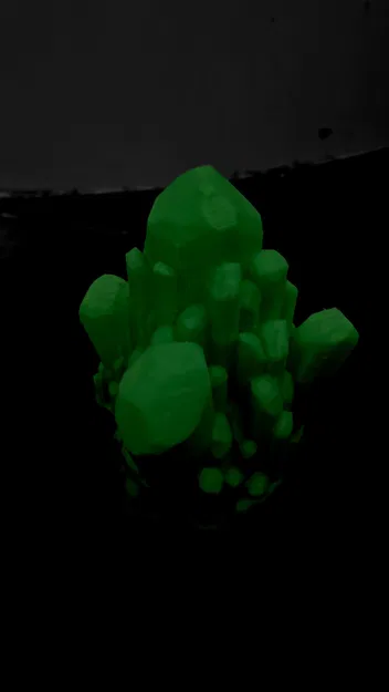 Mô hình đèn pha lê (Crystal lamp) in 3D đẹp mắt không cần dùng điện - Image 3