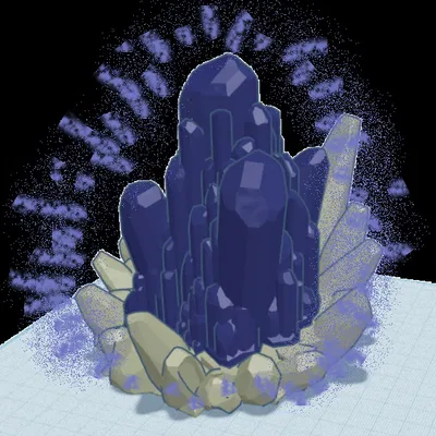 Mô hình đèn pha lê (Crystal lamp) in 3D đẹp mắt không cần dùng điện