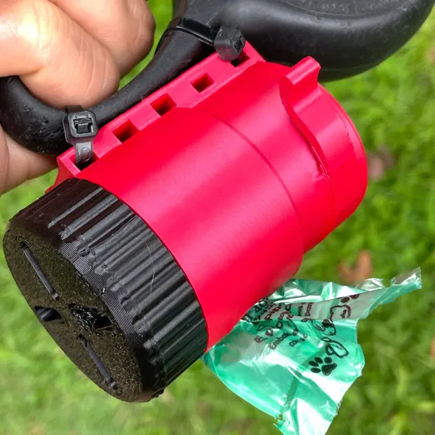 Hộp đựng túi nilon cho dây dắt chó đa năng kèm móc treo túi đã sử dụng - Image 2