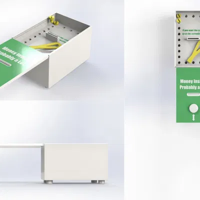 Mô hình hộp đựng tiền thông minh với cơ chế đánh lừa độc đáo