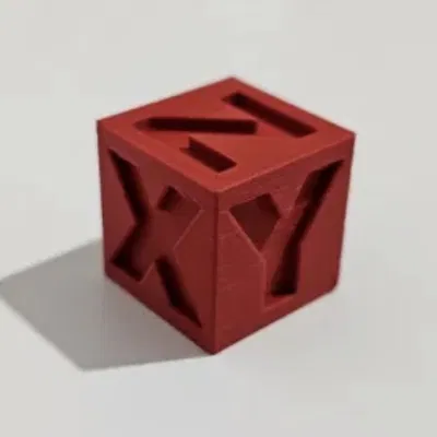 Khối lập phương hiệu chuẩn XYZ Calibration Cube cho máy in 3D