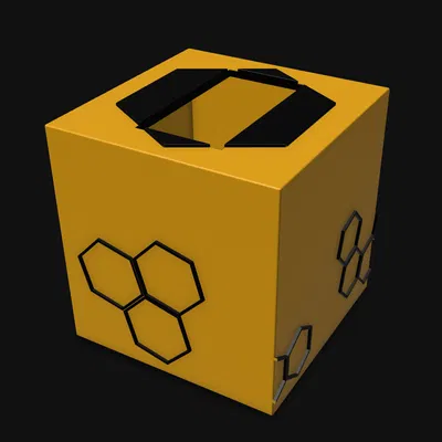 Vỏ bọc hộp khăn giấy hình tổ ong (Honeycomb Tissue Box Cover)