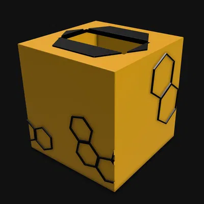 Vỏ bọc hộp khăn giấy hình tổ ong (Honeycomb Tissue Box Cover)