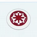Mô hình in 3D logo Cộng hòa Star Wars - Republic Logo - Thumbnail 1