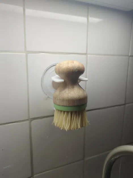 Giá treo cọ rửa bát gắn núm hút chân không cho nhà bếp, nhà tắm - Image 1