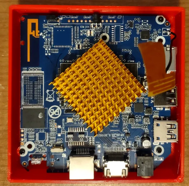 Vỏ máy T95MAX TV Box kèm tản nhiệt và quạt - Image 2