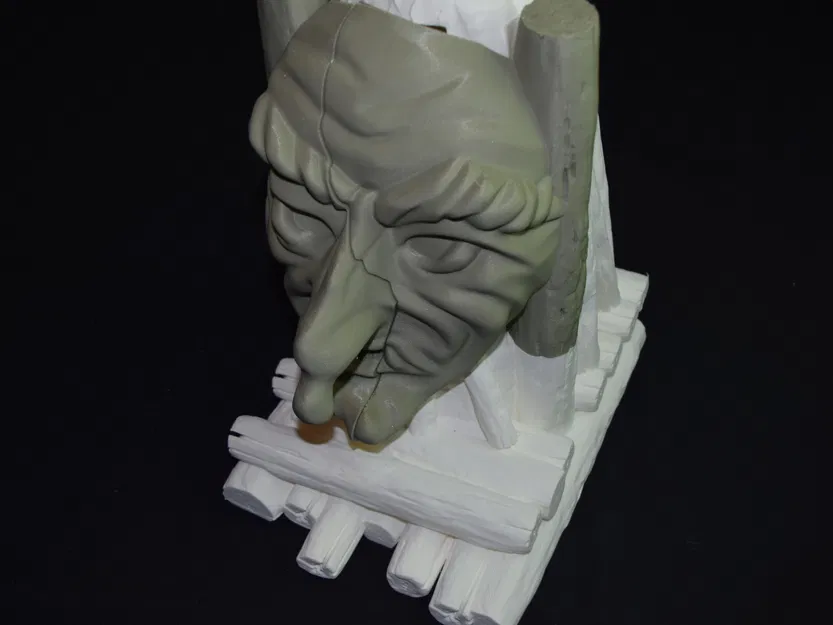 Bệ Thờ Đầu Phù Thủy Trung Cổ – Giá Đựng Philips OneBlade - Image 2