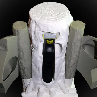 Bệ Thờ Đầu Phù Thủy Trung Cổ – Giá Đựng Philips OneBlade