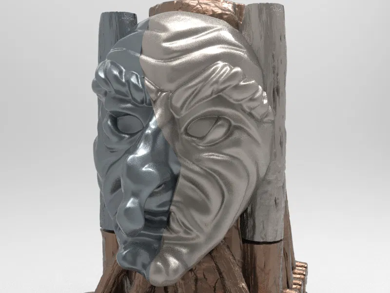 Bệ Thờ Đầu Phù Thủy Trung Cổ – Giá Đựng Philips OneBlade - Image 9