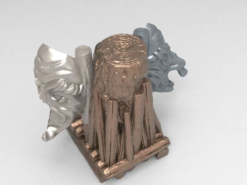 Bệ Thờ Đầu Phù Thủy Trung Cổ – Giá Đựng Philips OneBlade - Image 15