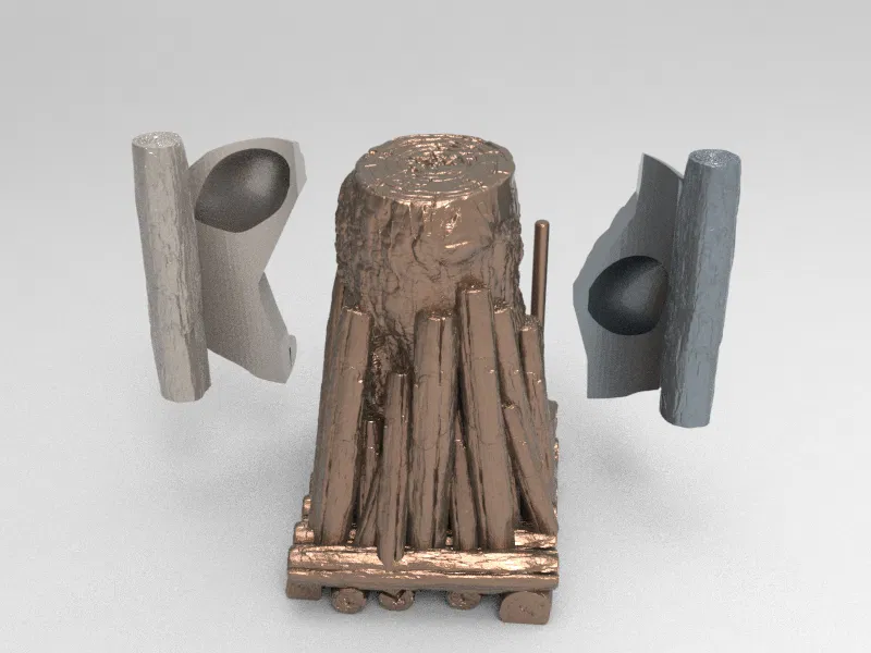 Bệ Thờ Đầu Phù Thủy Trung Cổ – Giá Đựng Philips OneBlade - Image 18