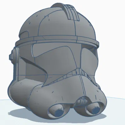 Mô hình mũ Clone Trooper (Star Wars) cho máy in 3D