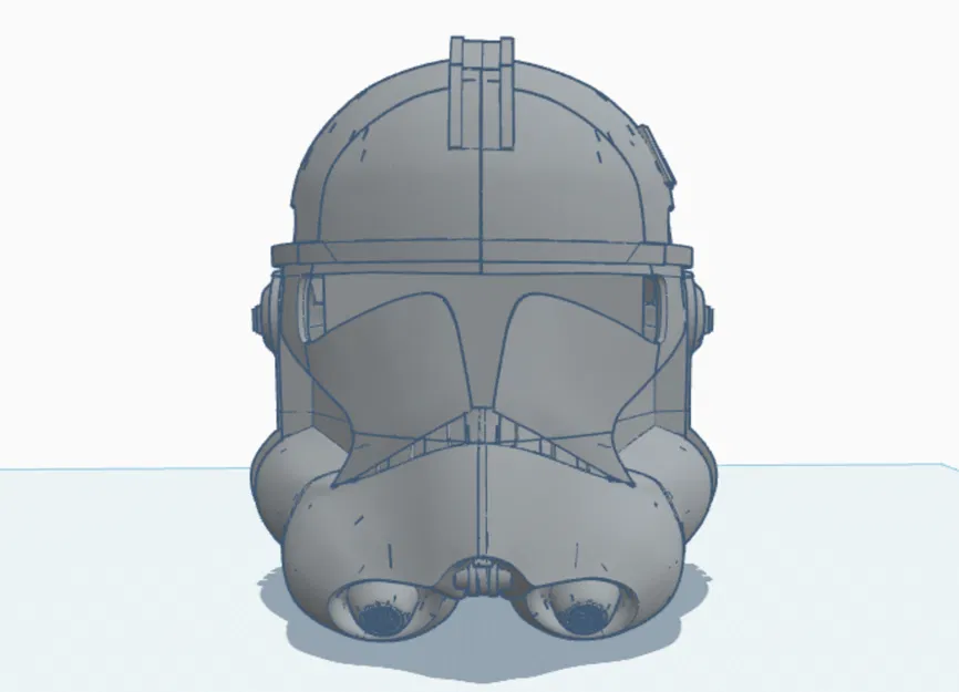 Mô hình mũ Clone Trooper (Star Wars) cho máy in 3D - Image 2