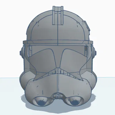 Mô hình mũ Clone Trooper (Star Wars) cho máy in 3D