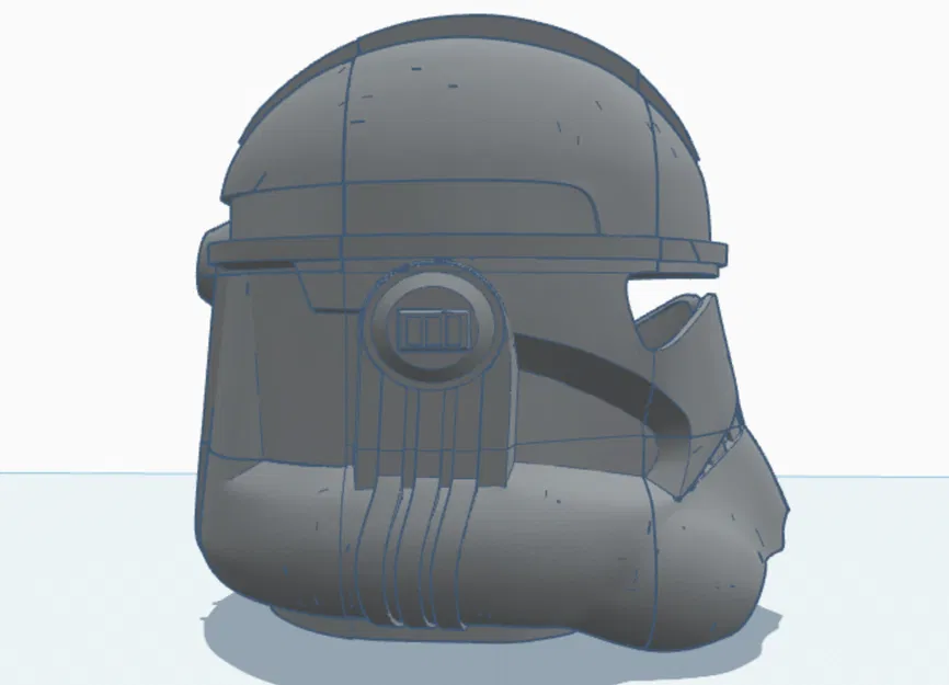 Mô hình mũ Clone Trooper (Star Wars) cho máy in 3D - Image 3