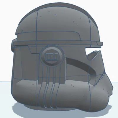 Mô hình mũ Clone Trooper (Star Wars) cho máy in 3D
