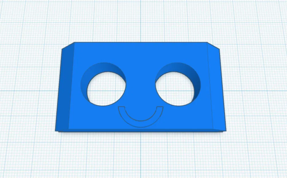 Mặt nạ Smiley Face đáng yêu cho robot Otto Starter - In 3D dễ dàng - Image 1