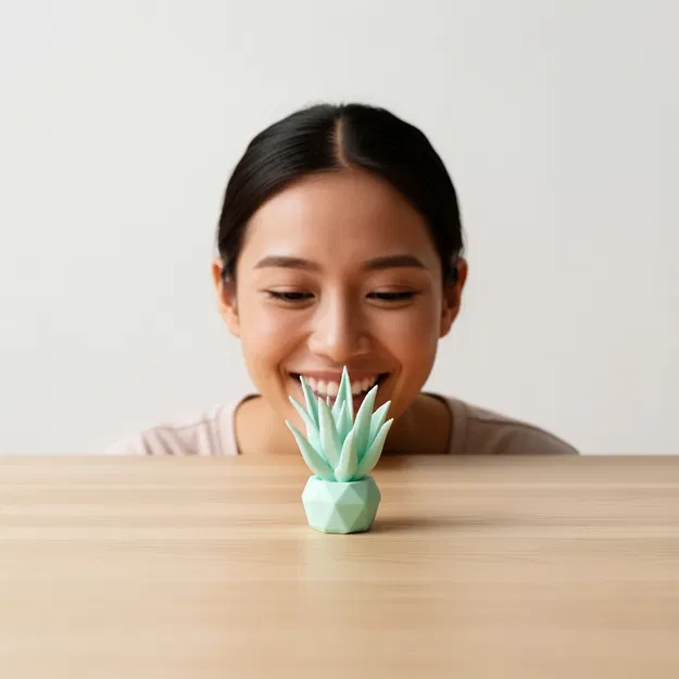 Sen Đá Đa Giác Trang Trí Để Bàn - Image 2