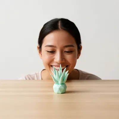 Sen Đá Đa Giác Trang Trí Để Bàn