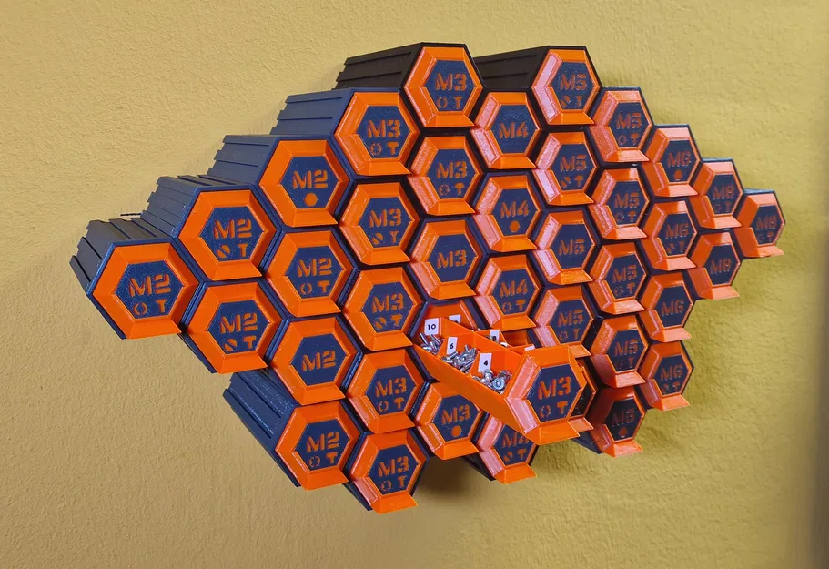 ModHive - Hệ thống khay chứa đồ module lục giác - Image 1