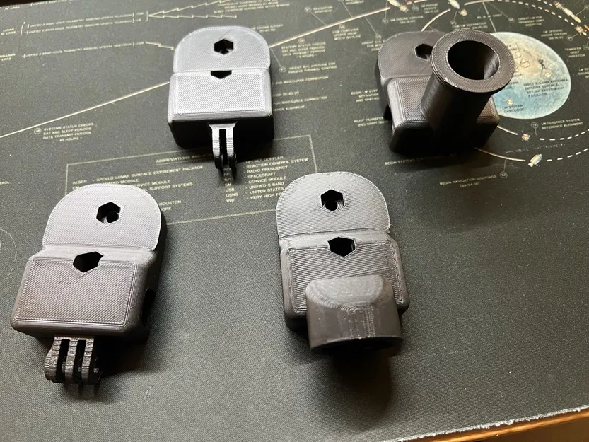 Ngàm gắn phụ kiện đuôi xe cho baga Old Man Mountain Divide (Tương thích Cycliq & GoPro) - Image 1