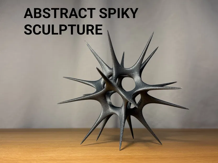 Tượng Điêu Khắc Trừu Tượng Gai Nhọn - Image 1
