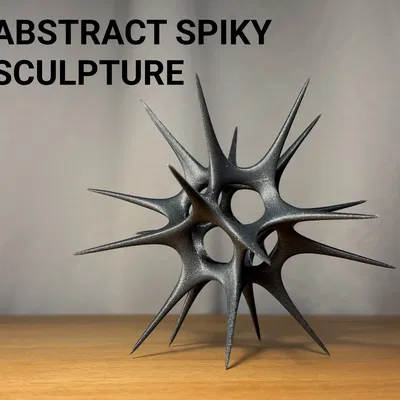 Tượng Điêu Khắc Trừu Tượng Gai Nhọn