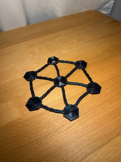 Đồ chơi Fidget dạng lưới lục giác (Hexagon Fidget Chain Mesh) - Image 3