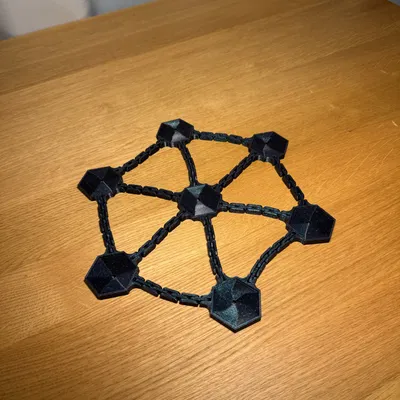 Đồ chơi Fidget dạng lưới lục giác (Hexagon Fidget Chain Mesh)