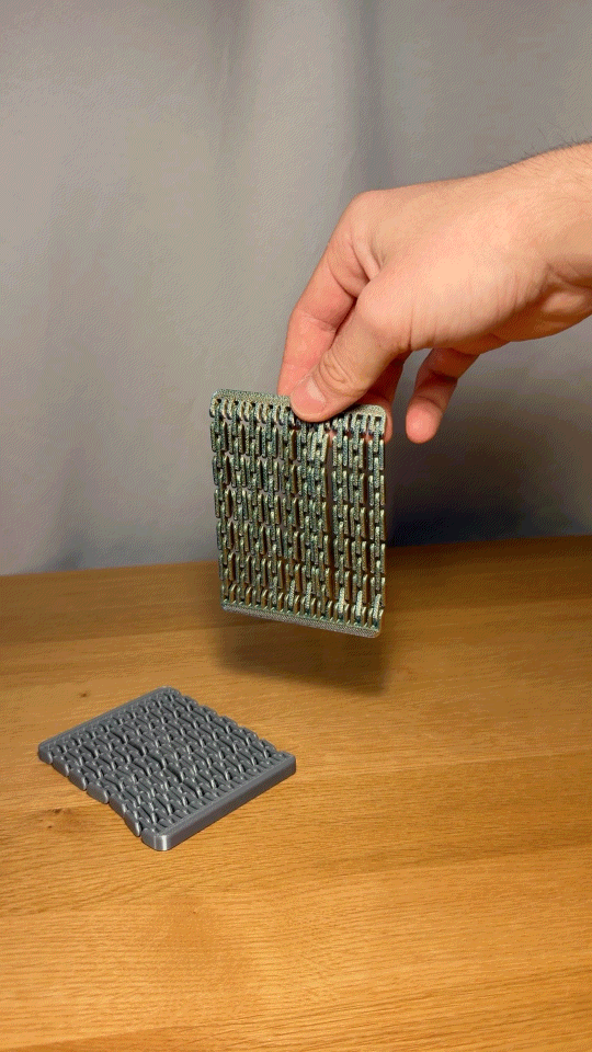 Vải Fidget Dạng Xích (Chainmail Fidget Fabric)