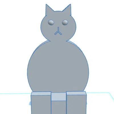 Mô hình kệ đỡ điện thoại hình mèo Grumpy Cat đáng yêu