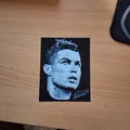 Tranh in 3D chân dung Cristiano Ronaldo phong cách HueForge - Thumbnail 1