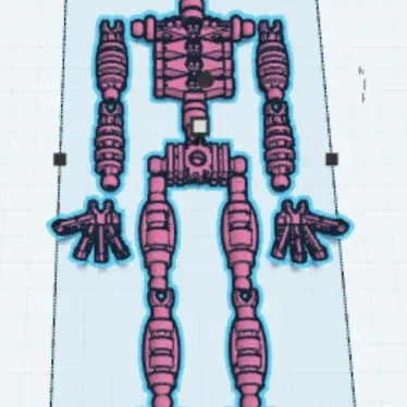 Mô hình Endo 02 Action Figure in 3D (FNAF) chi tiết