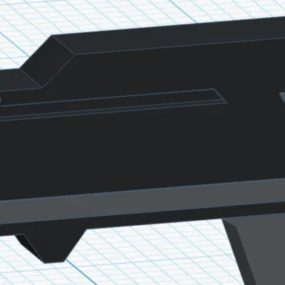 Mô hình súng DC-17 Blaster in 3D cho fan Star Wars