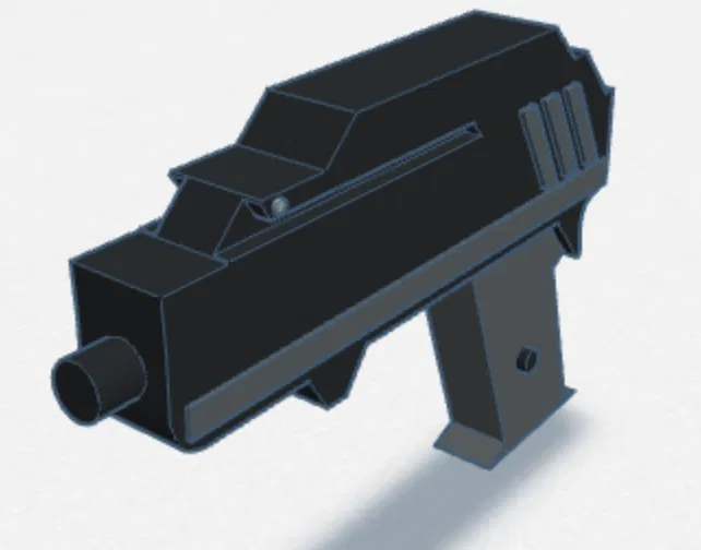 Mô hình súng DC-17 Blaster in 3D cho fan Star Wars - Image 3