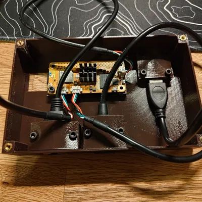 Vỏ hộp bảo vệ Radxa S0 kèm giá đỡ dây cáp và cổng chuyển đổi USB