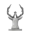 Mô hình tượng đầu hươu (Deer Bust) có khay để đồ trang trí 3D - Thumbnail 5