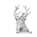 Mô hình tượng đầu hươu (Deer Bust) có khay để đồ trang trí 3D - Thumbnail 8