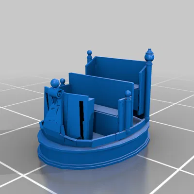 Mô hình 3D Xe điện tham quan Efteling (Simbolica) độc đáo