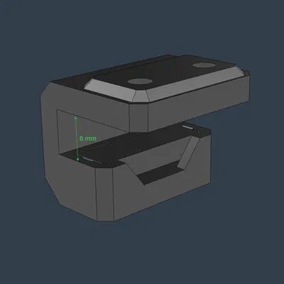 Ngàm kẹp ADXL345 cho bàn in trục Y trên máy Creality CR-10