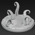 Mô hình xúc tu Tentacles phong cách Cthulhu trang trí 3D - Thumbnail 2