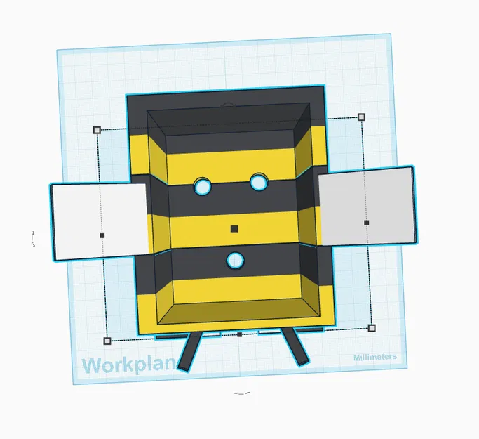 Chậu cây hình chú ong Minecraft độc đáo - Mô hình in 3D - Image 3