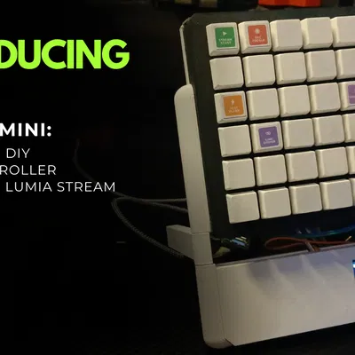 LumiCon 6x6 Mini - Vỏ case điều khiển Stream DIY